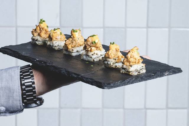 Jackfruit crab crispy rice