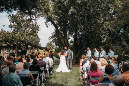 Outdoor wedding