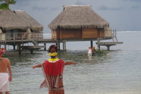 Hula dancing