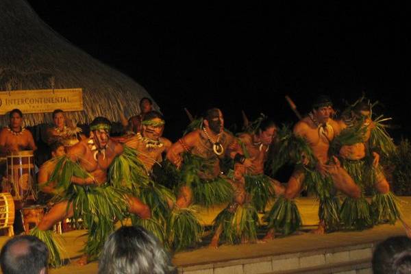 Hula dancing