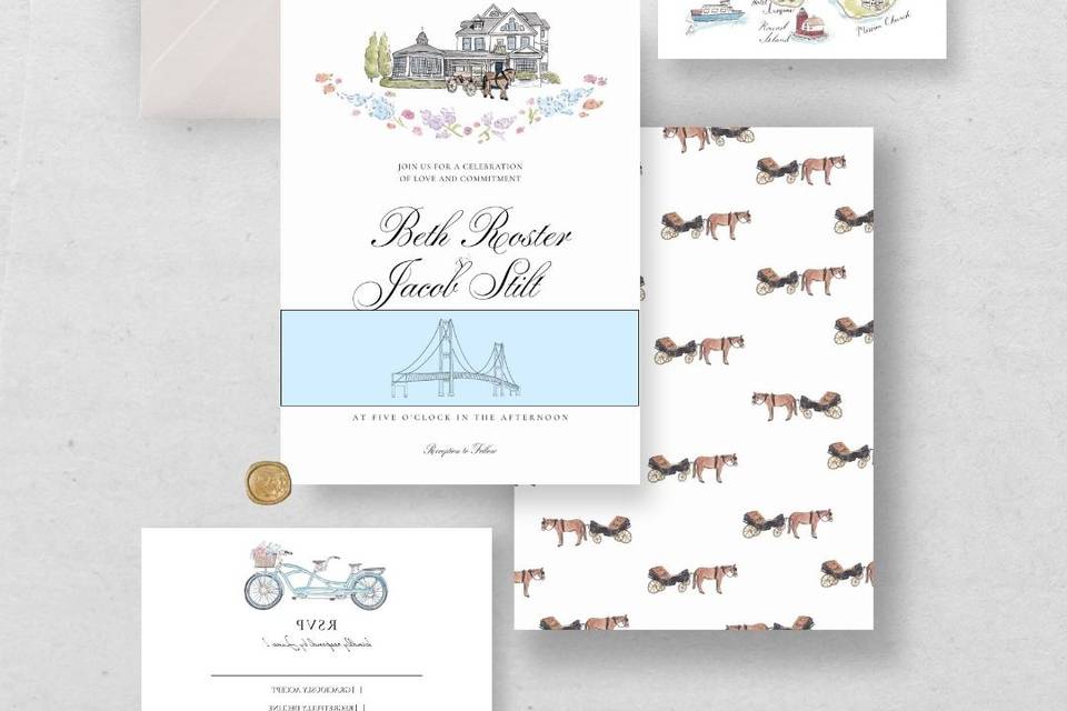 Custom Watercolor Suite