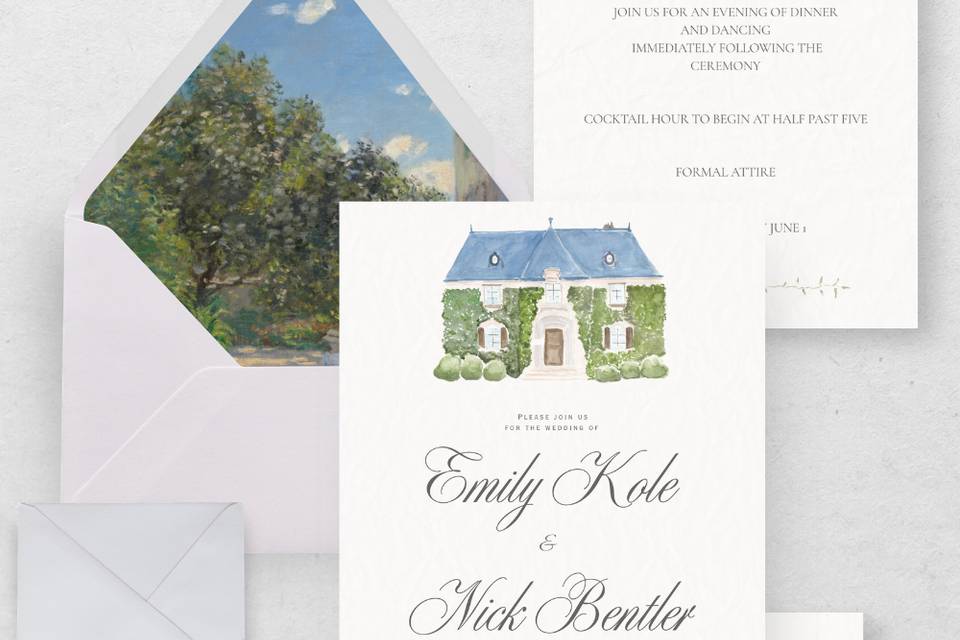 Custom Venue Invitation Suite