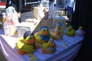 Baby Shower Cakes At The World's Largest Baby Shower - Ft. Campbell Kentucky