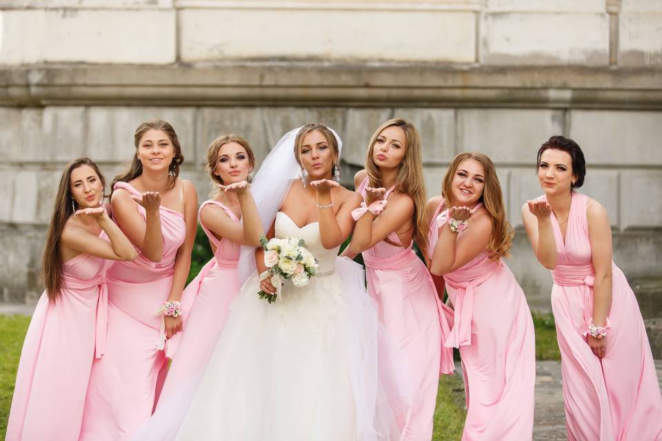 Jenny's bridesmaids