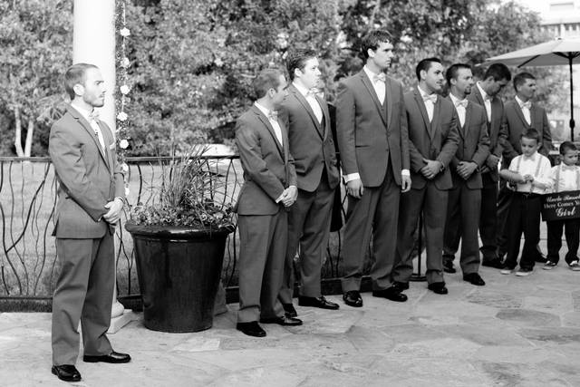 Groom and his groomsmen