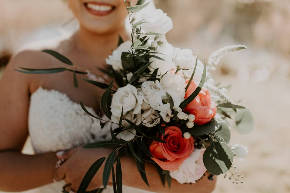 White flowers