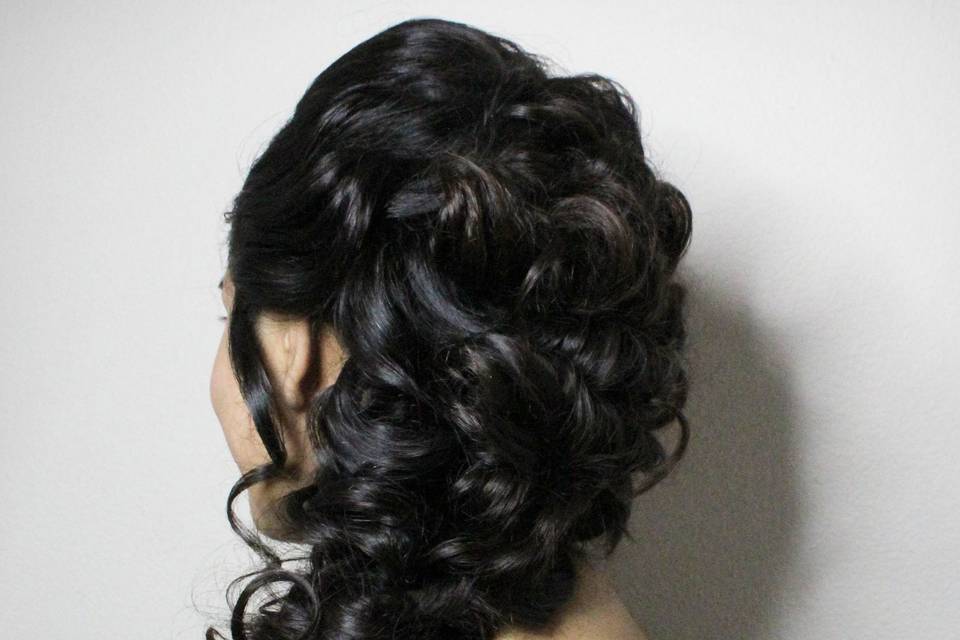 Updo hairstyle