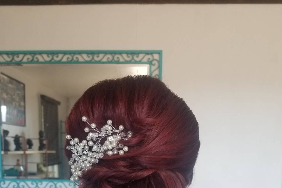 Bridal hair by Brianna