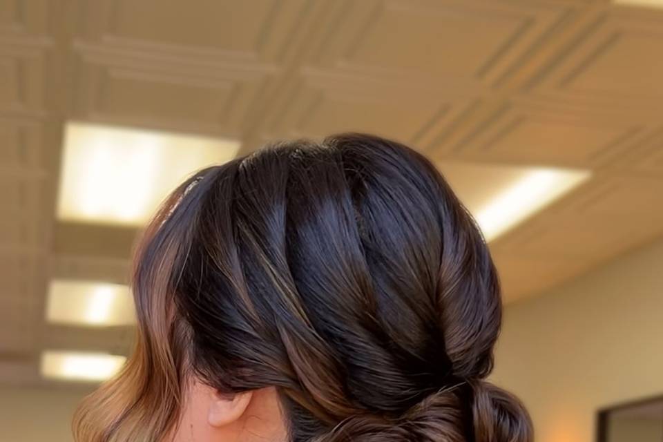 Orange county bridal hair