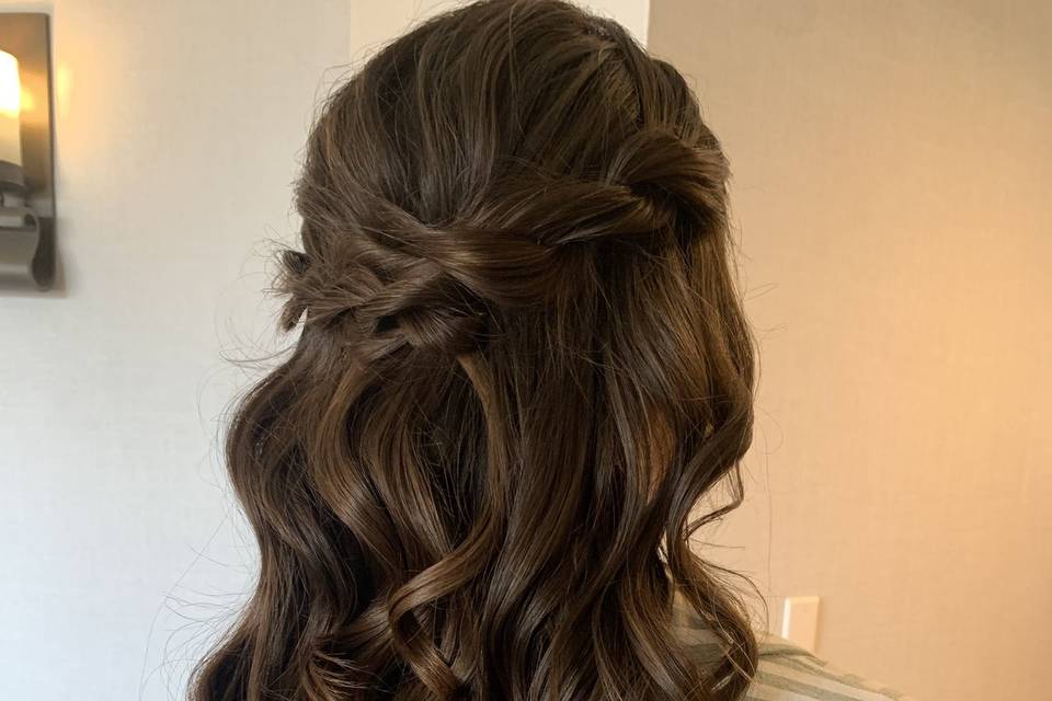 Newport Beach Bridal Hair