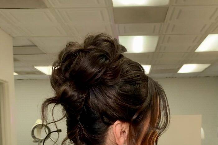 Orange county wedding hair