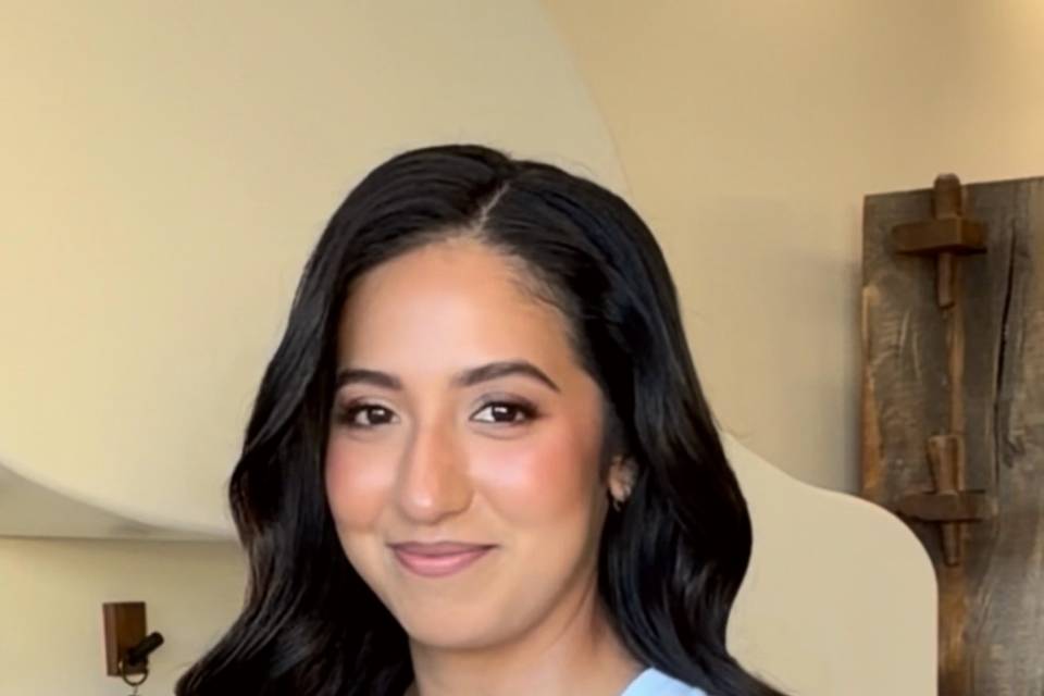 Orange county Bridal hair