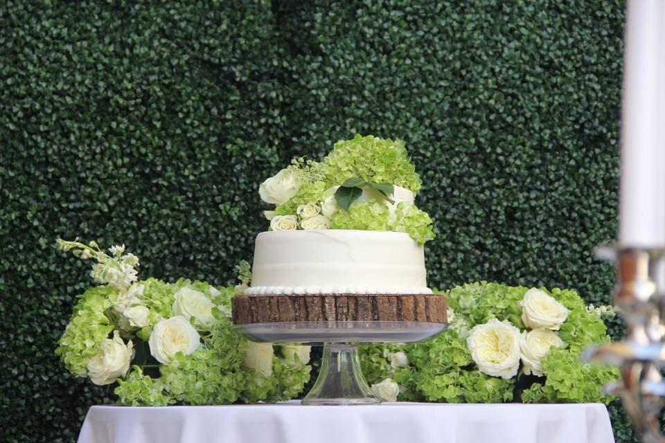 Rustic Cake Table