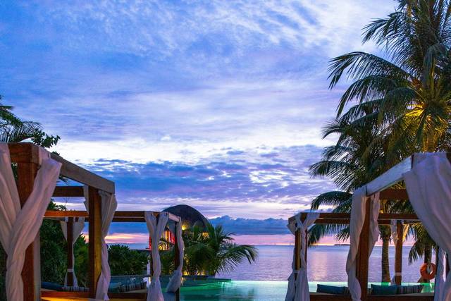 All-inclusive sunset