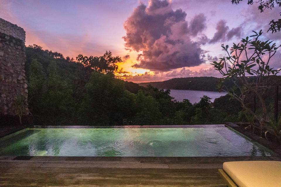 Honeymoon sunset