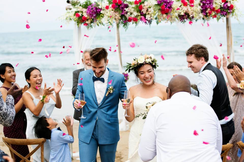 Beach wedding