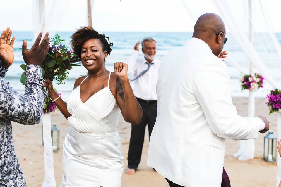 Beach wedding