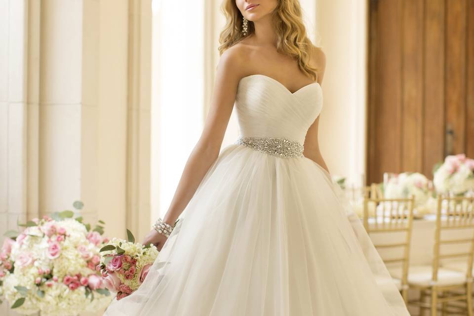 Ball gown strapless