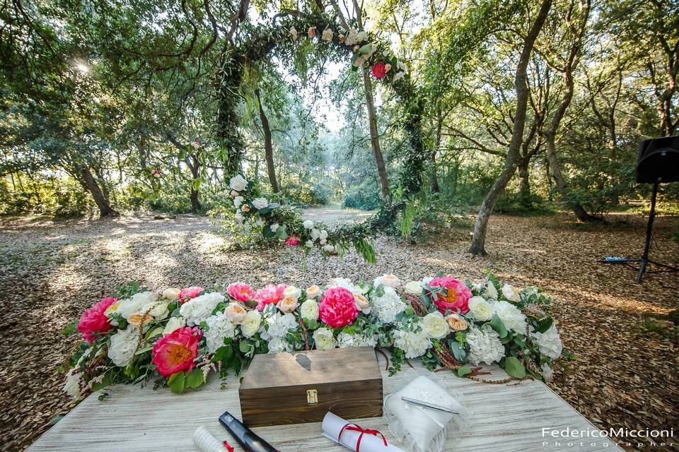 Forest wedding Puglia
