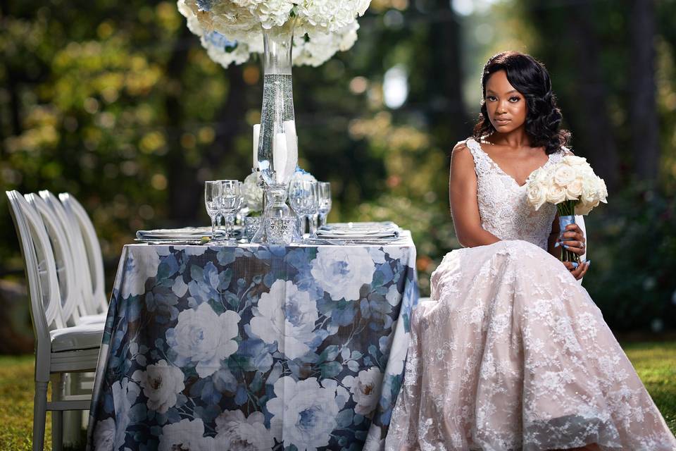 Elegant tablescape