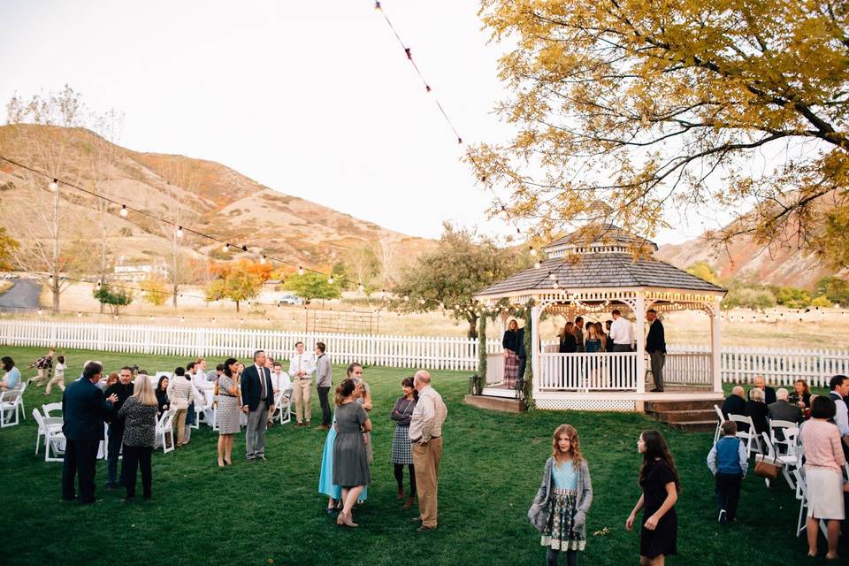 Brigham Young Farmhouse gazebo