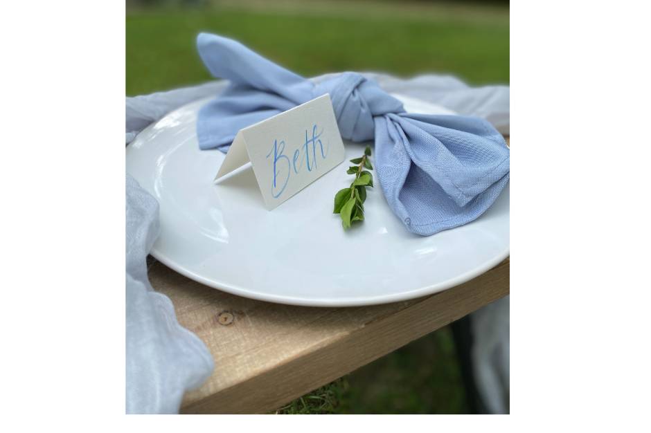 Indy Wedding Place Cards