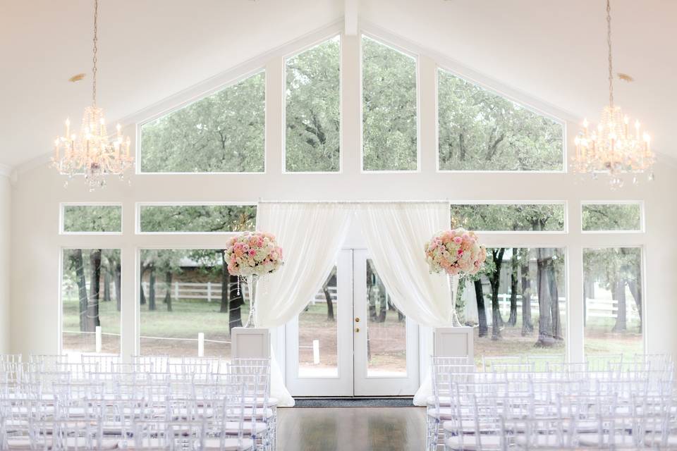 Ballroom Ceremony setup