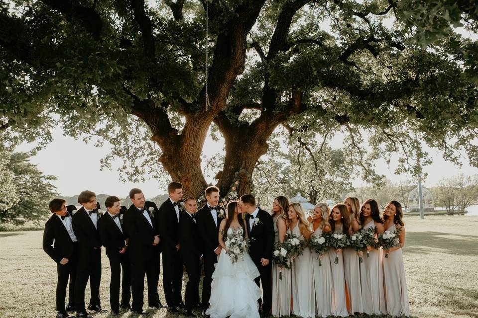 Oak Tree Wedding Party