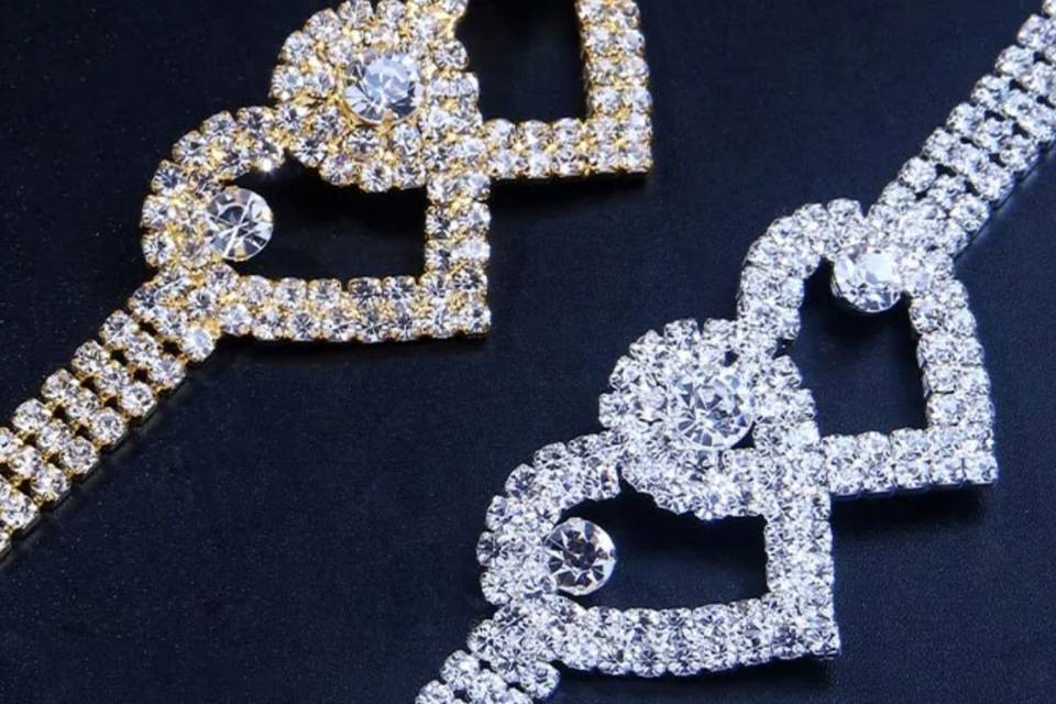 Double Heart Anklet