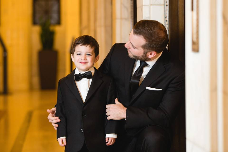 Groom and his groomsman