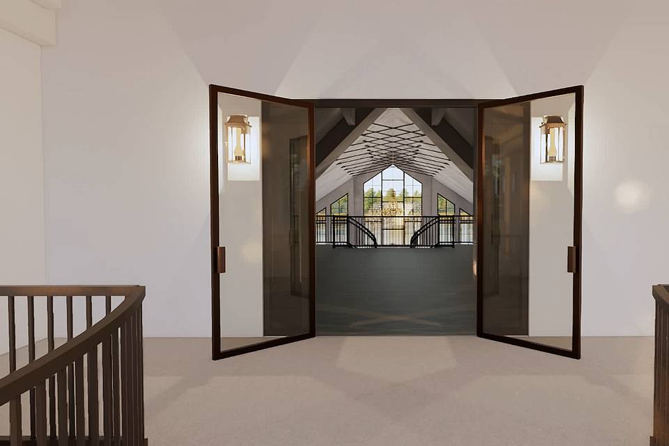 Glass Door Entry