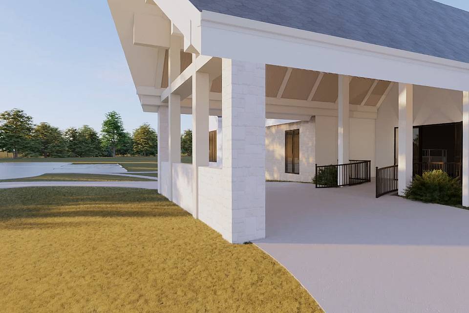 Covered Entry at Spring Lake