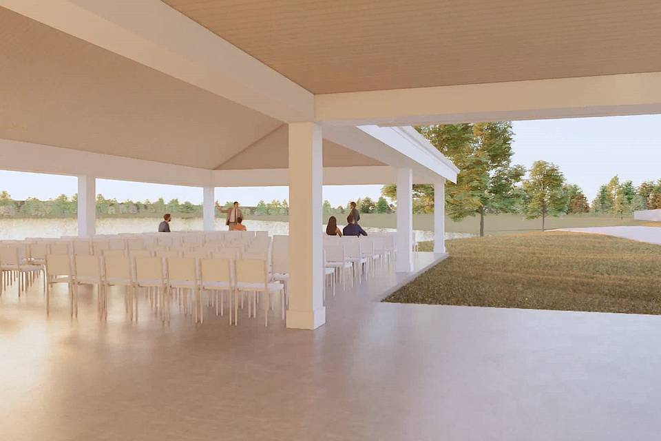 The Pavilion looking West