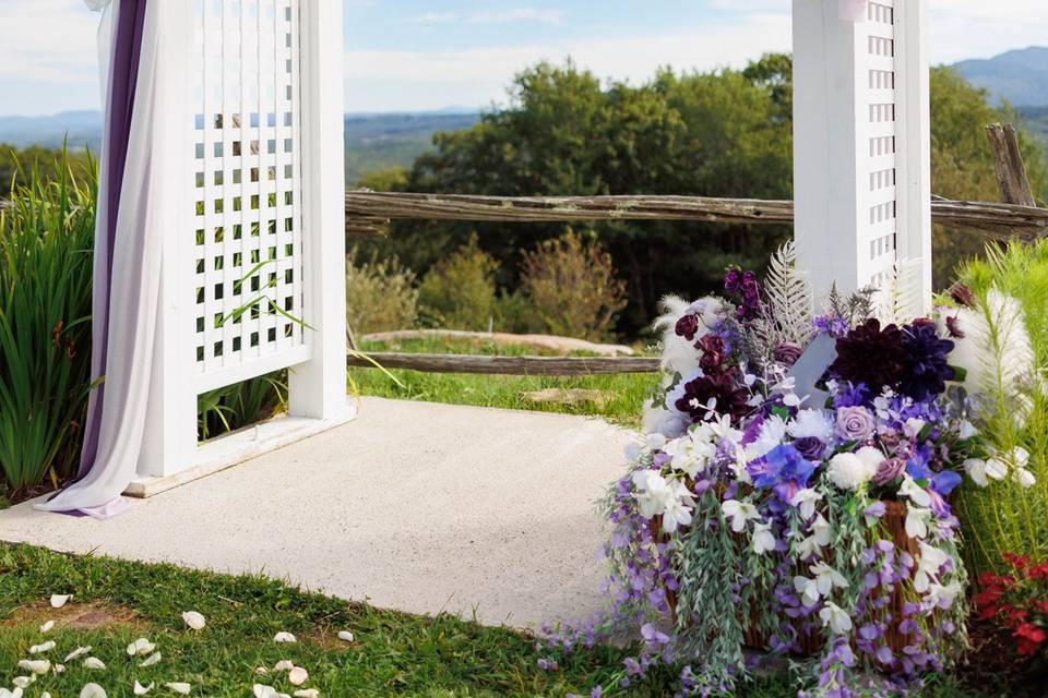Wedding Arch Florals