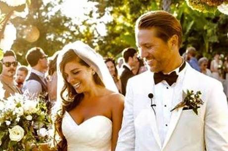 Newly wed couple