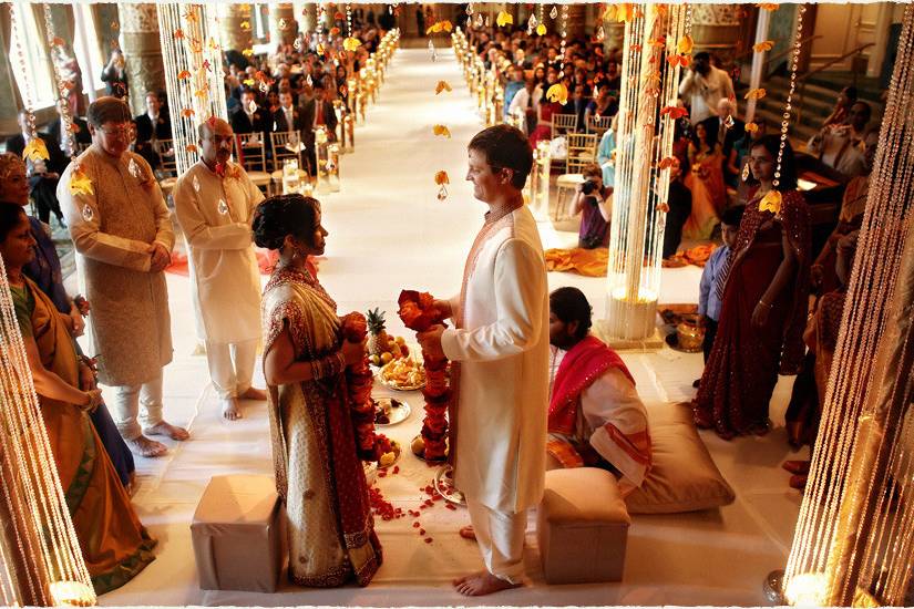 Wedding reception area