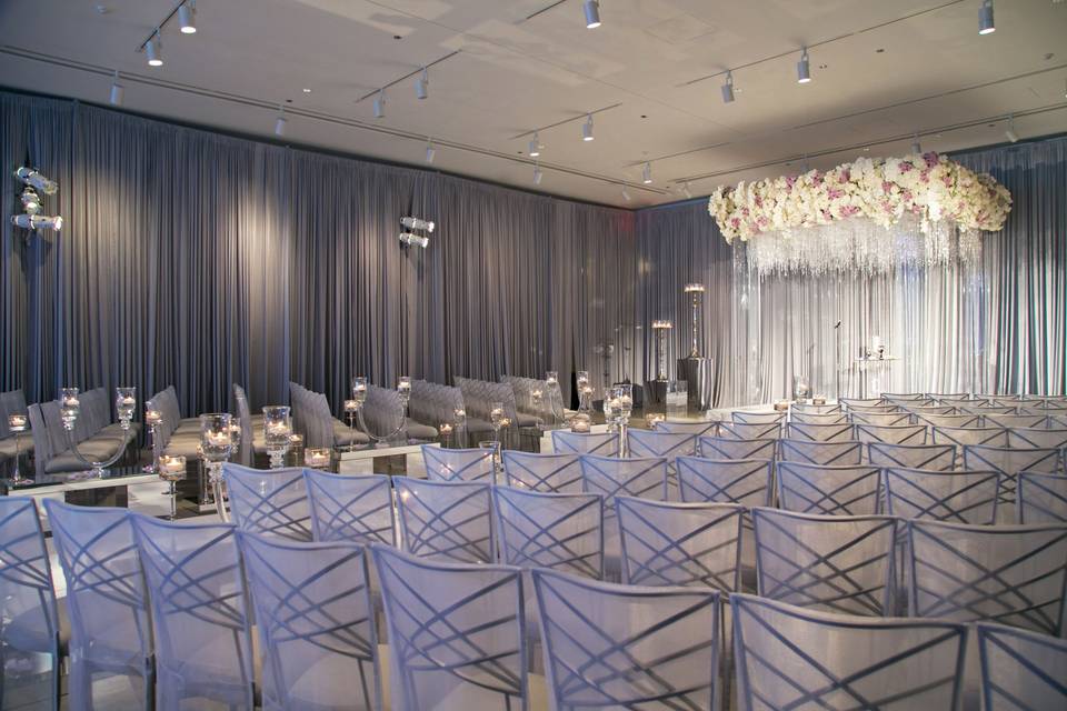 Wedding ceremony area