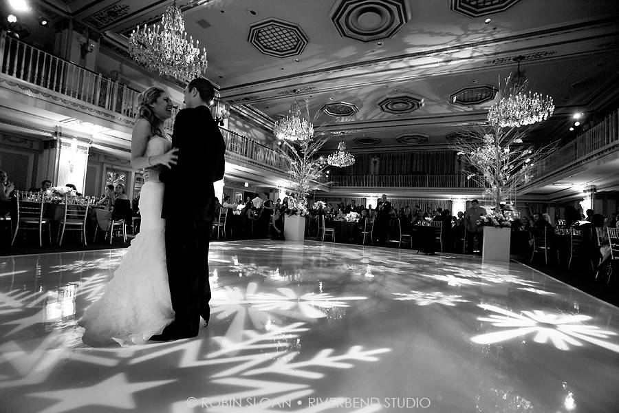 Wedding reception area