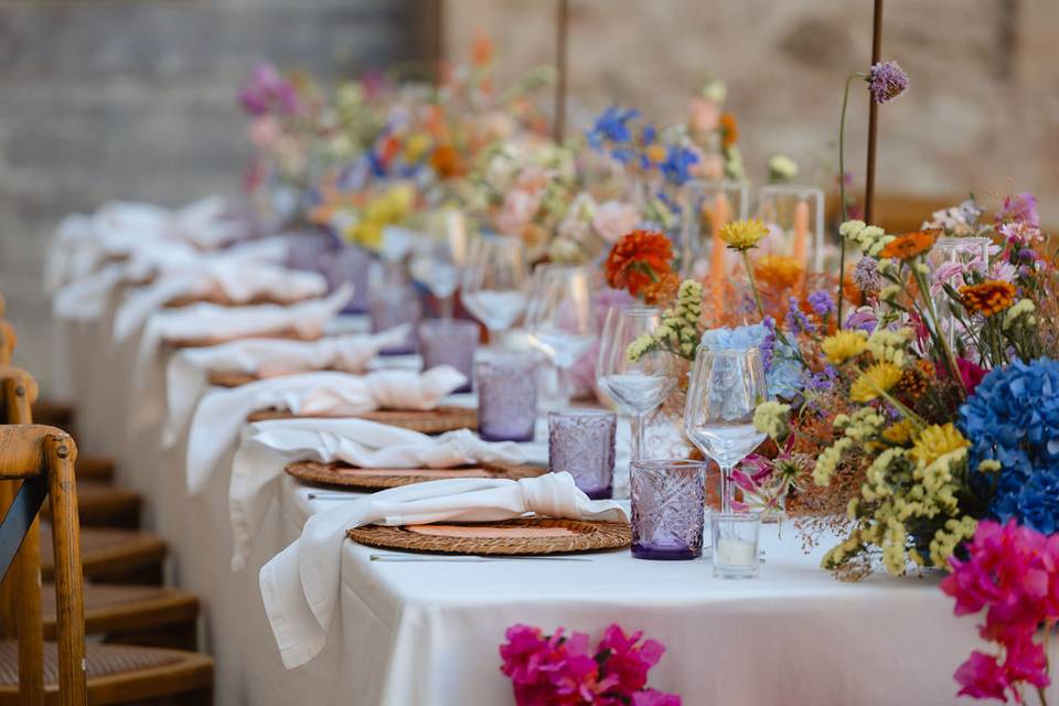 Refined Tuscany villa wedding