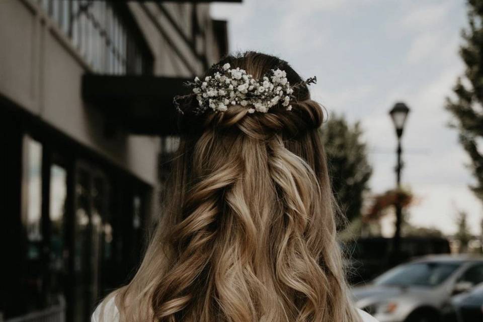 Bridal hair