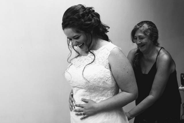 Mother and daughter.