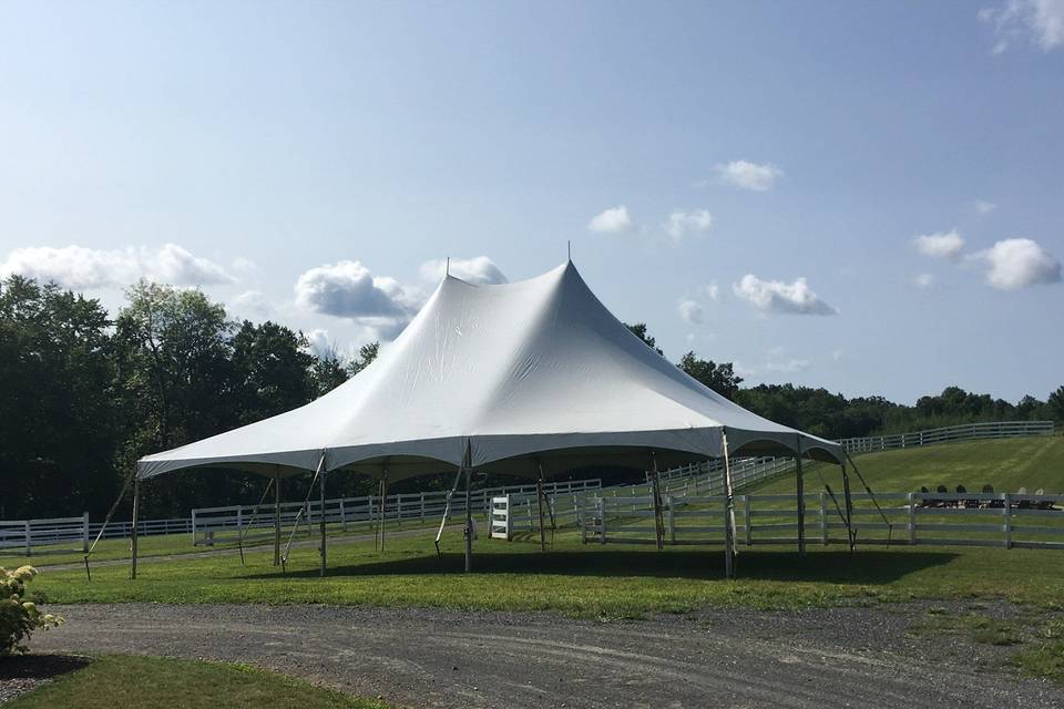 Tent outdoors