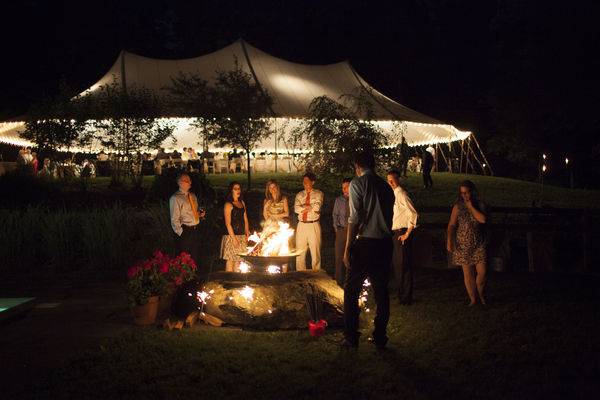 Sailcloth glowing at night!