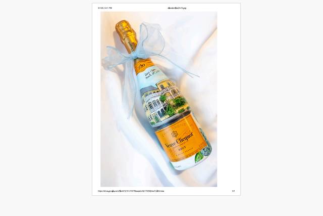Painting and Popping Bottles