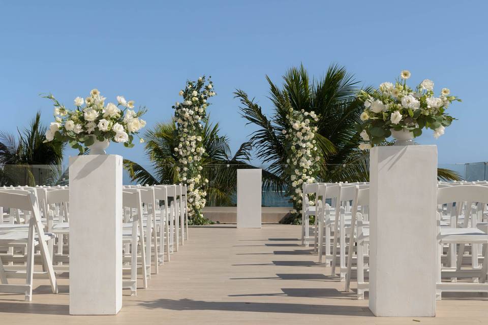 Floral columns