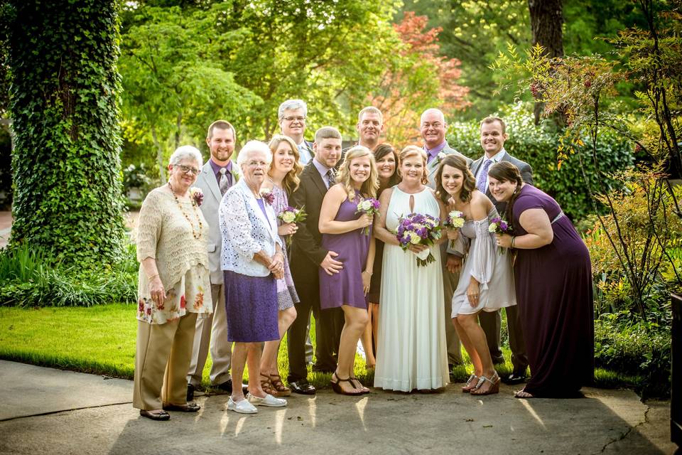 Family Photo in the Garden