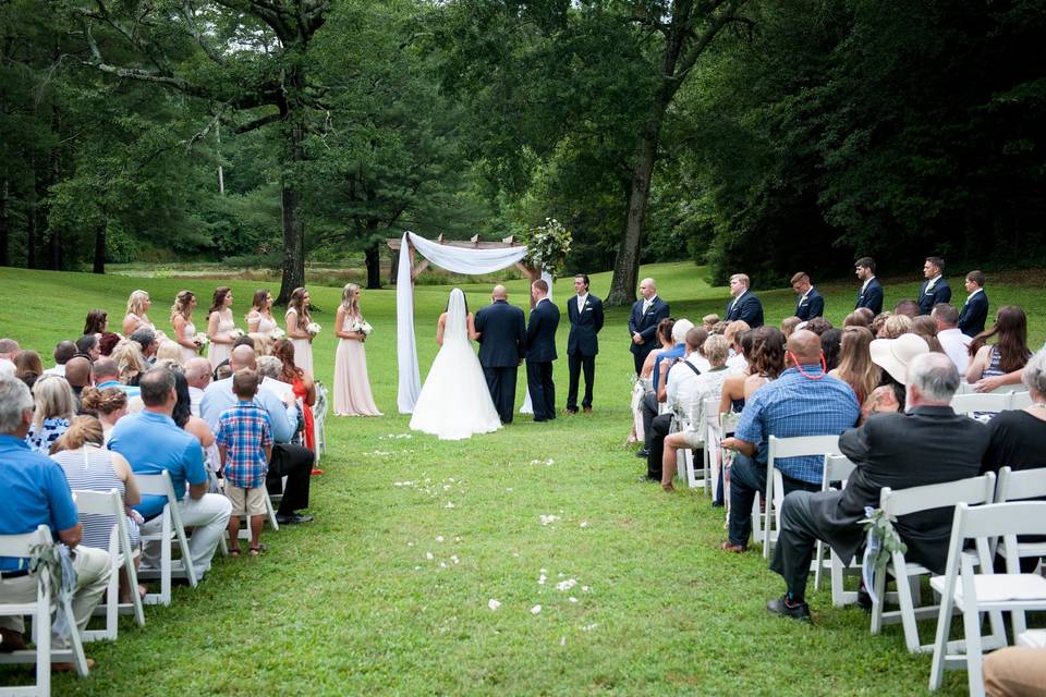 Ceremony in Meadow