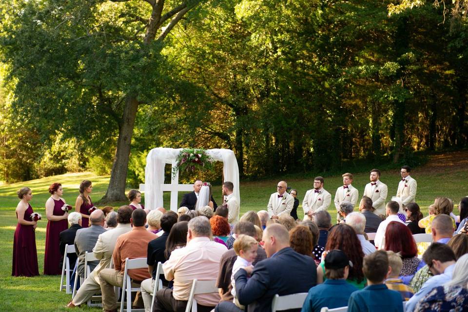 A meadow ceremony