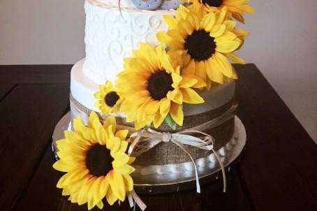 Sunflower cake