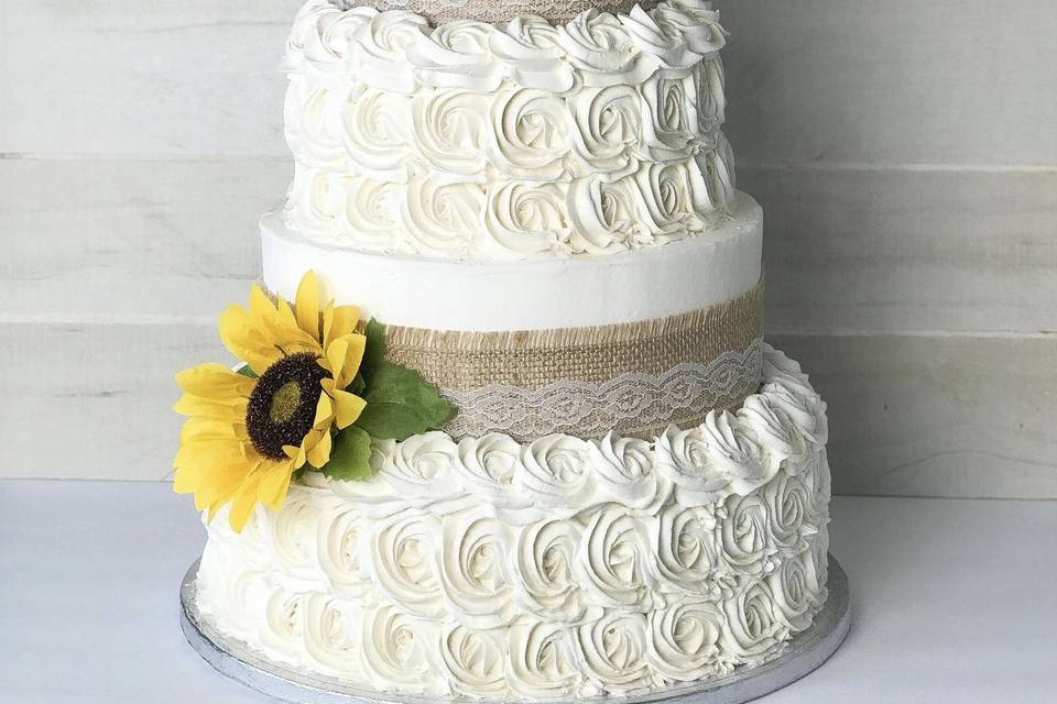 Sunflower cake